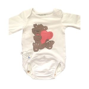 Valentine Teddy Bear Ez-On Babeez Bodysuit
